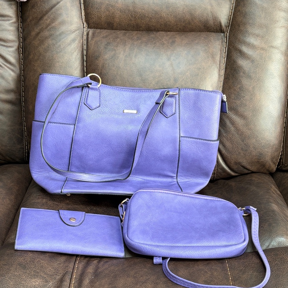 Purple Women's Bag Set by idesort